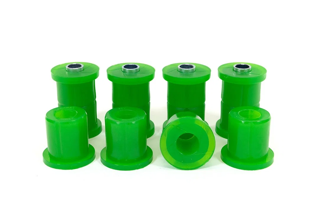1196UK – IRONMAN 4X4 Leaf Spring Bushing, Green Polyurethane 12 Bushing Halves